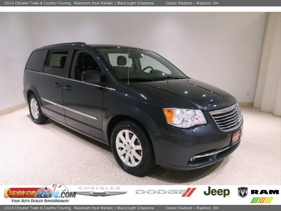 2014 Chrysler Town & Country Touring Maximum Steel Metallic / Black/Light Graystone Photo #1