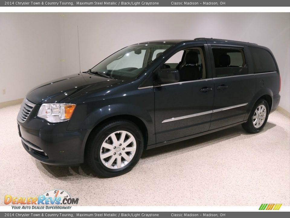 2014 Chrysler Town & Country Touring Maximum Steel Metallic / Black/Light Graystone Photo #3
