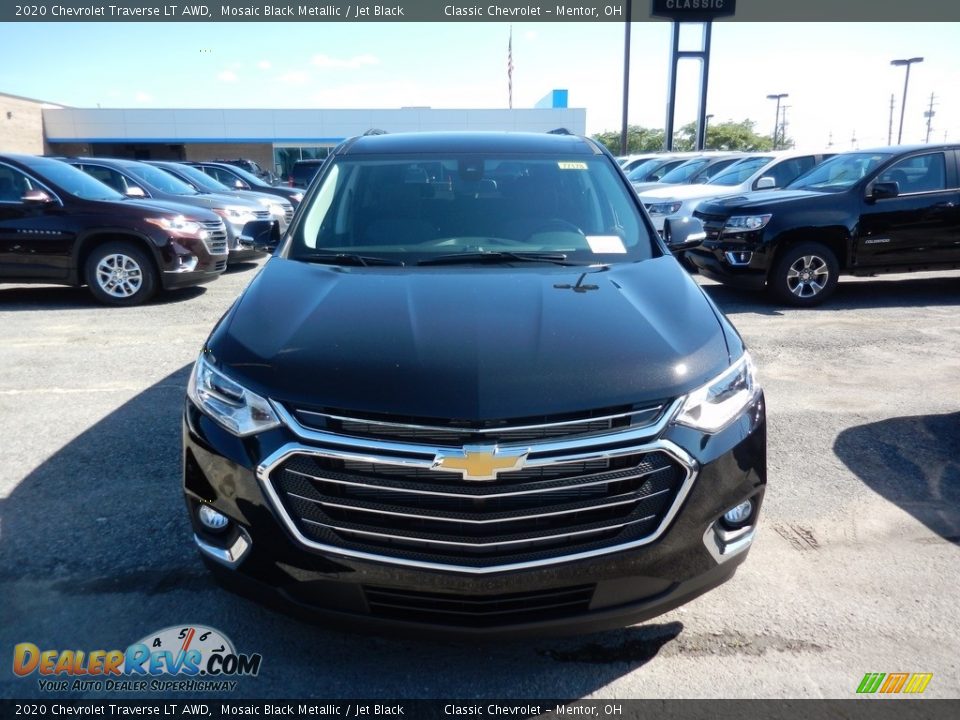 2020 Chevrolet Traverse LT AWD Mosaic Black Metallic / Jet Black Photo #2
