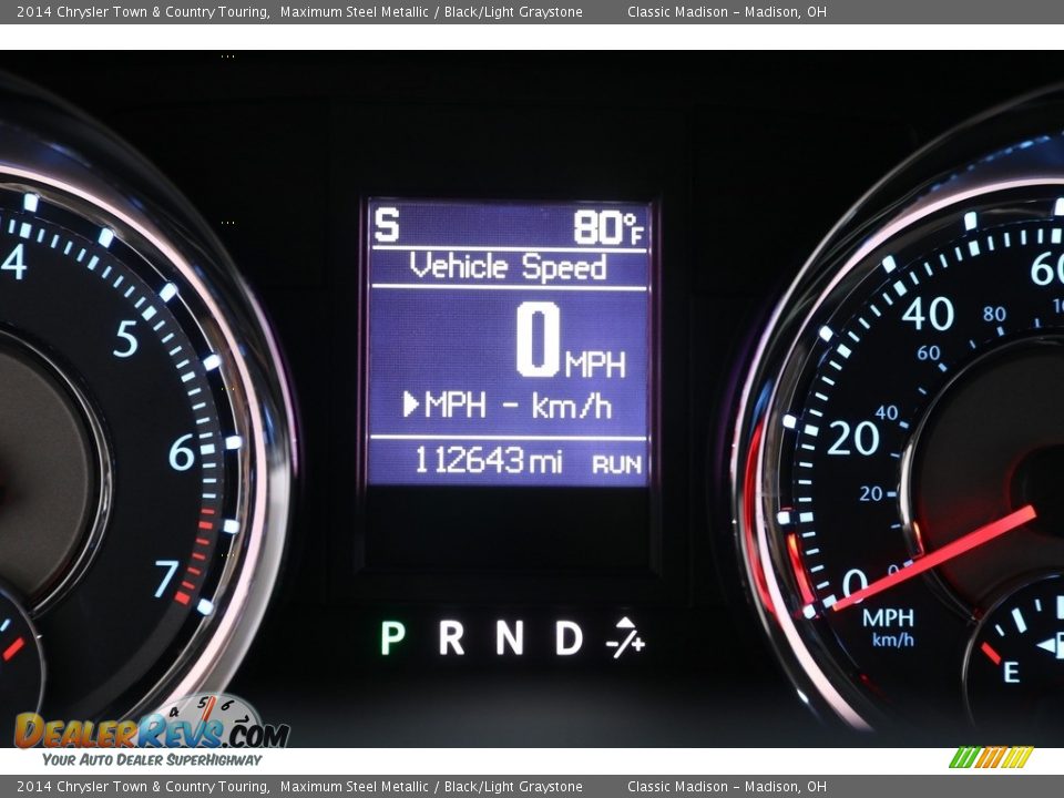 2014 Chrysler Town & Country Touring Maximum Steel Metallic / Black/Light Graystone Photo #7