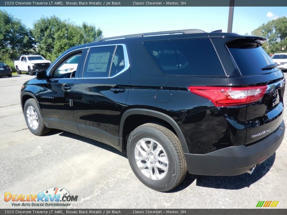 2020 Chevrolet Traverse LT AWD Mosaic Black Metallic / Jet Black Photo #5