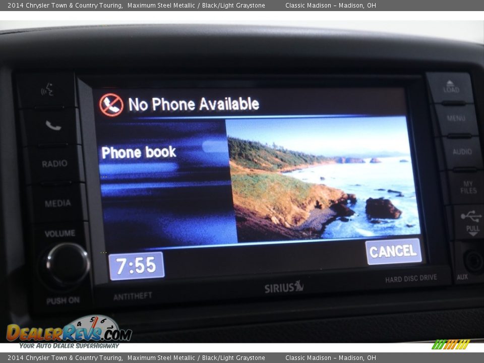 2014 Chrysler Town & Country Touring Maximum Steel Metallic / Black/Light Graystone Photo #10