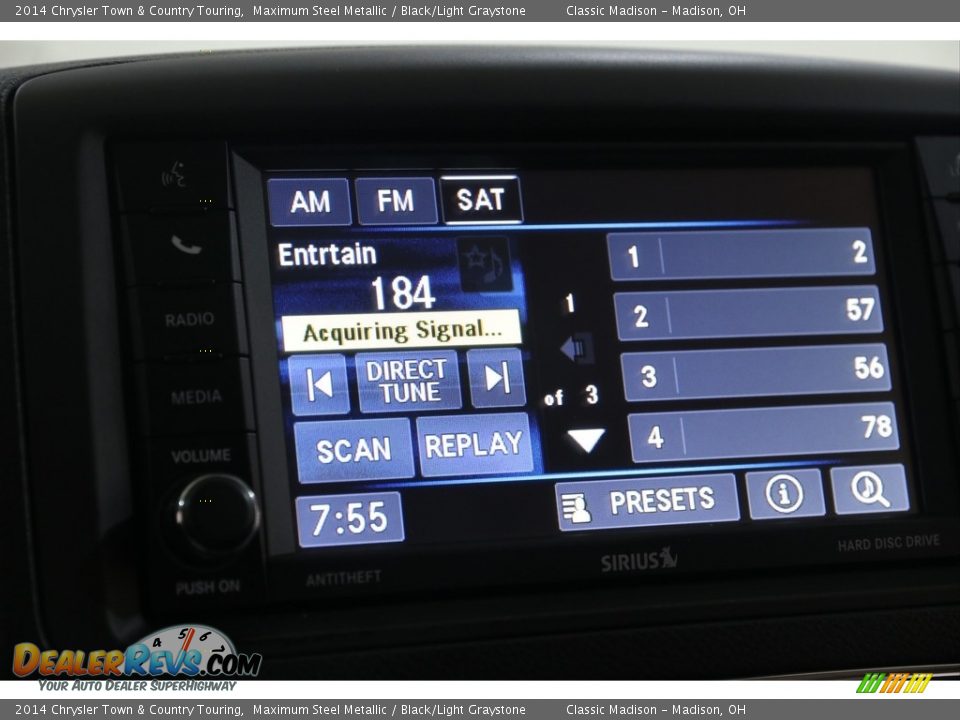 2014 Chrysler Town & Country Touring Maximum Steel Metallic / Black/Light Graystone Photo #11