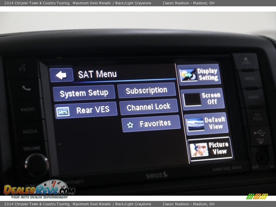 2014 Chrysler Town & Country Touring Maximum Steel Metallic / Black/Light Graystone Photo #12