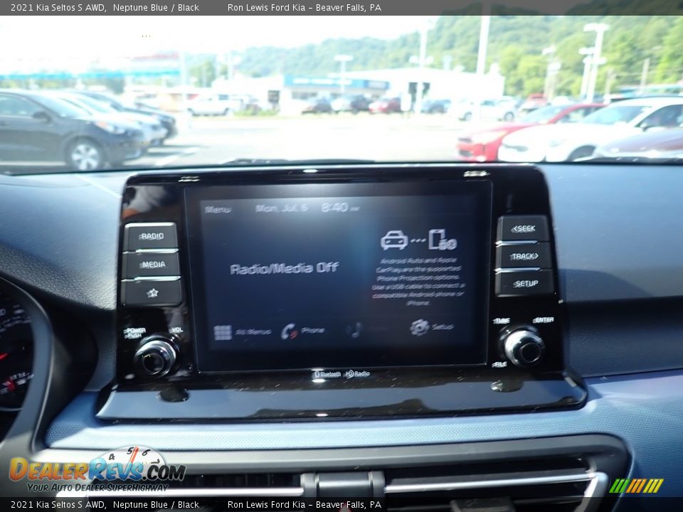 2021 Kia Seltos S AWD Neptune Blue / Black Photo #14