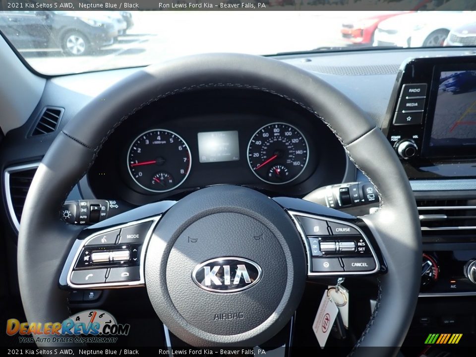 2021 Kia Seltos S AWD Steering Wheel Photo #19