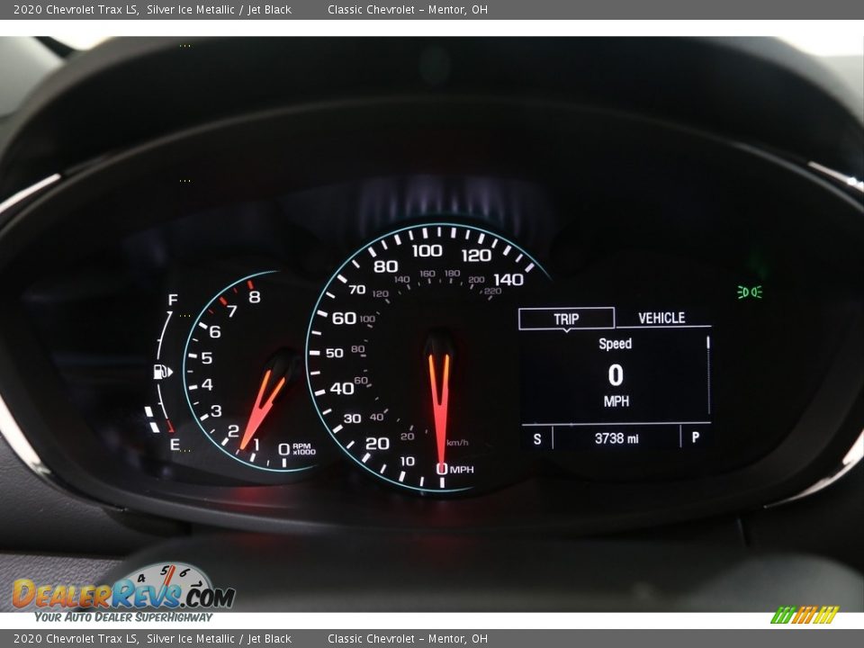 2020 Chevrolet Trax LS Silver Ice Metallic / Jet Black Photo #8