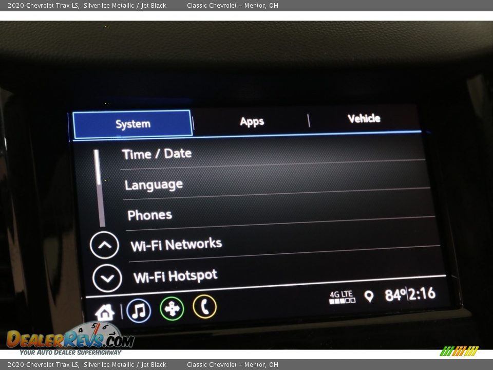 2020 Chevrolet Trax LS Silver Ice Metallic / Jet Black Photo #12