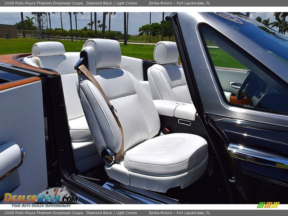 2008 Rolls-Royce Phantom Drophead Coupe Diamond Black / Light Creme Photo #29