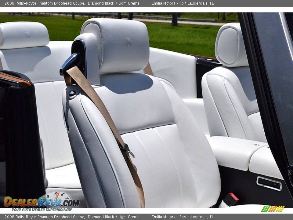 2008 Rolls-Royce Phantom Drophead Coupe Diamond Black / Light Creme Photo #30