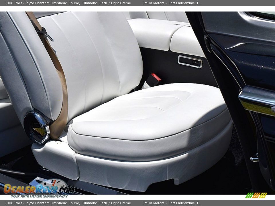 2008 Rolls-Royce Phantom Drophead Coupe Diamond Black / Light Creme Photo #31