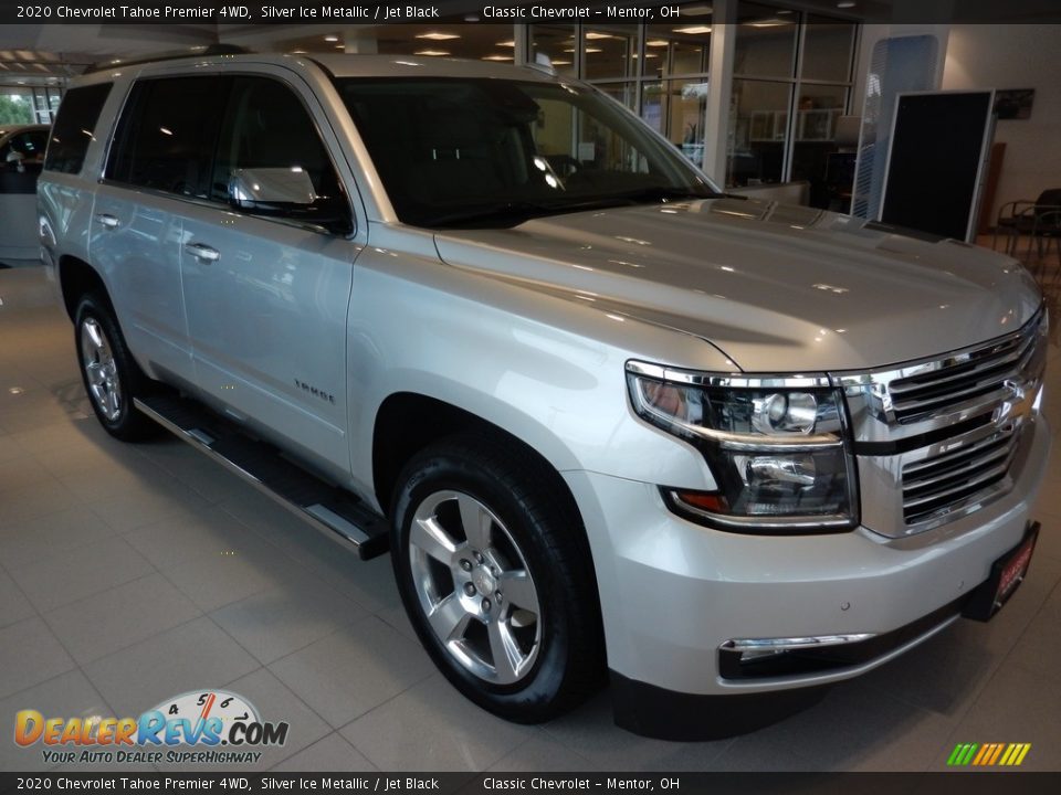 2020 Chevrolet Tahoe Premier 4WD Silver Ice Metallic / Jet Black Photo #3