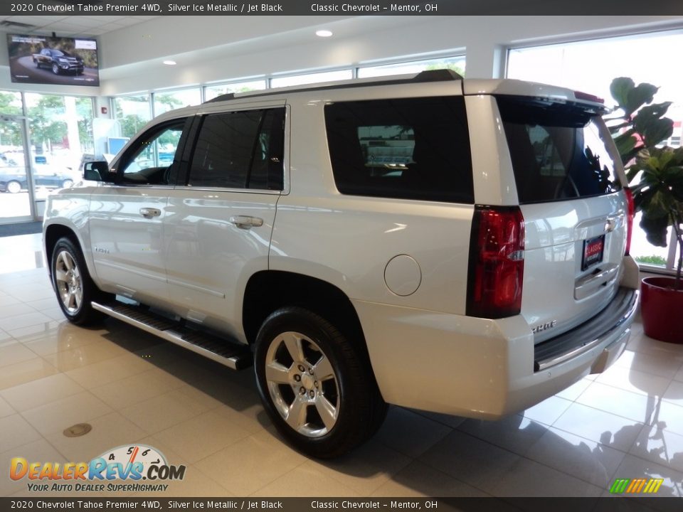 2020 Chevrolet Tahoe Premier 4WD Silver Ice Metallic / Jet Black Photo #5