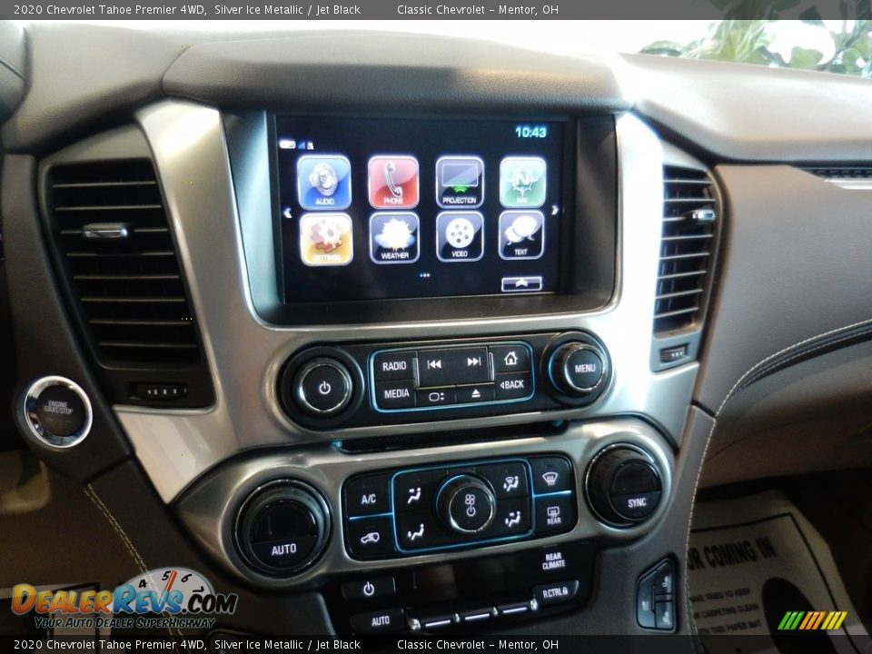 2020 Chevrolet Tahoe Premier 4WD Silver Ice Metallic / Jet Black Photo #8