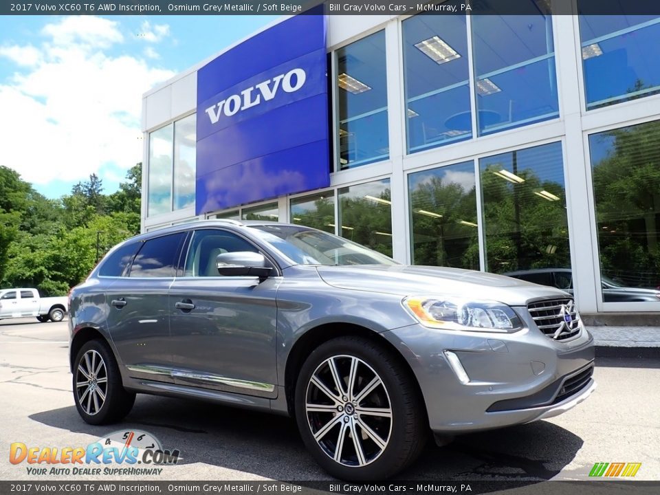 Front 3/4 View of 2017 Volvo XC60 T6 AWD Inscription Photo #1