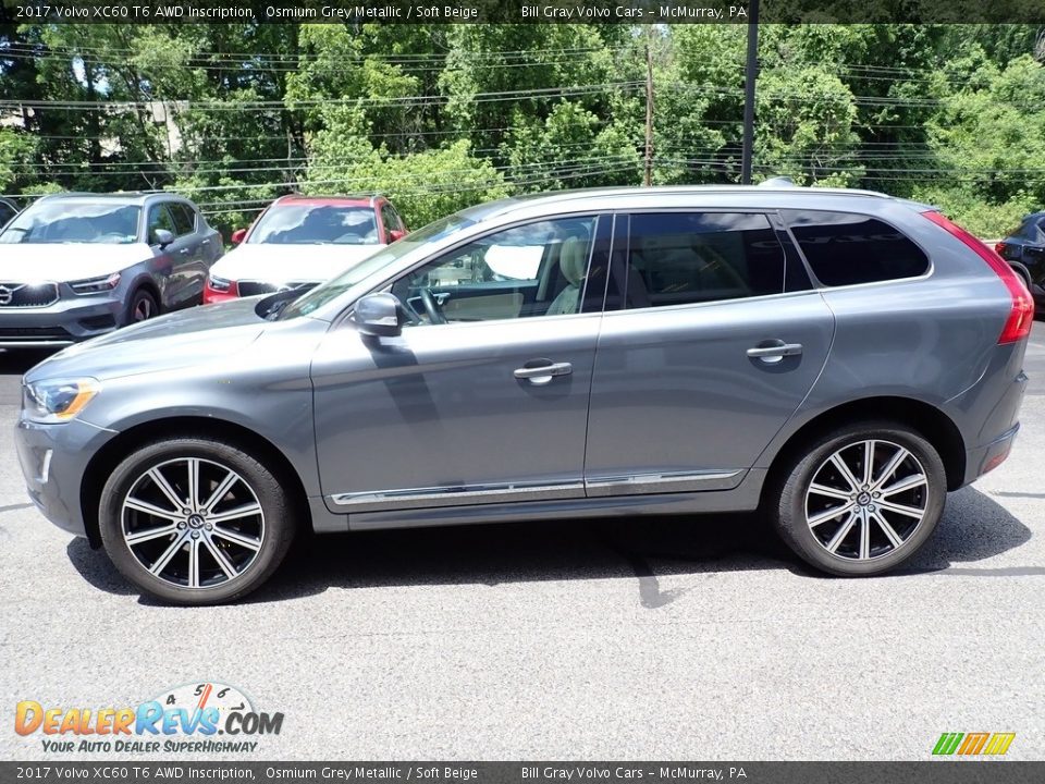 Osmium Grey Metallic 2017 Volvo XC60 T6 AWD Inscription Photo #7