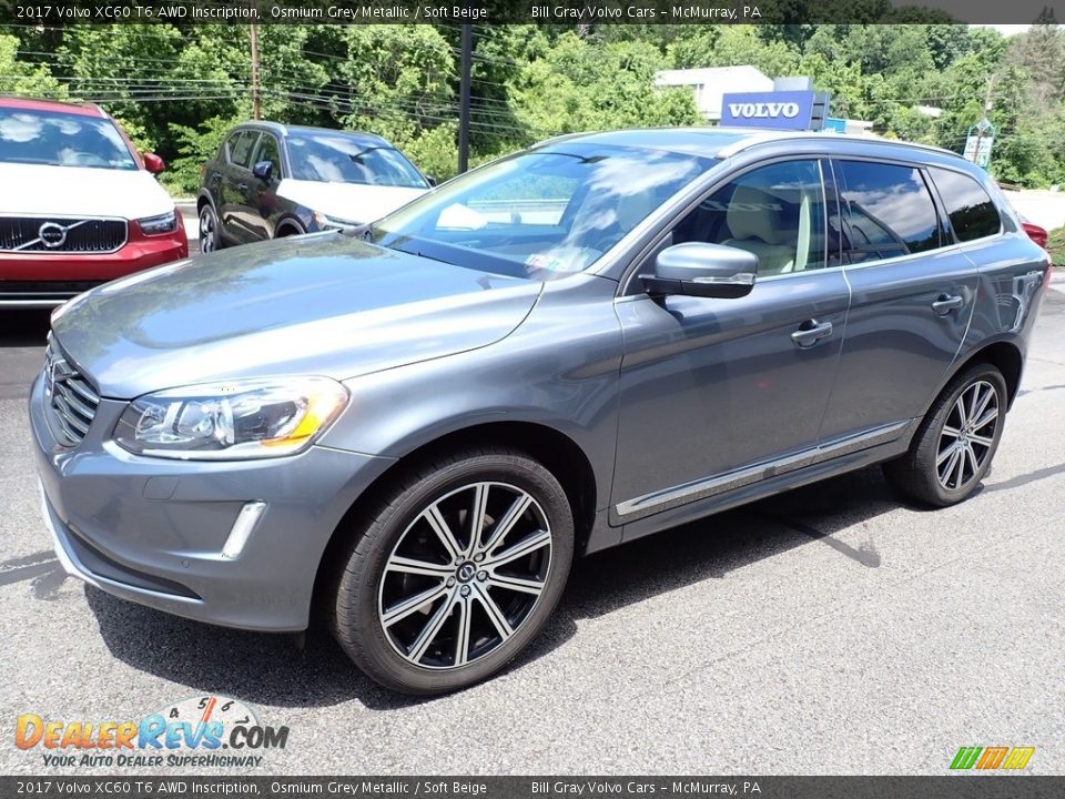 Osmium Grey Metallic 2017 Volvo XC60 T6 AWD Inscription Photo #8