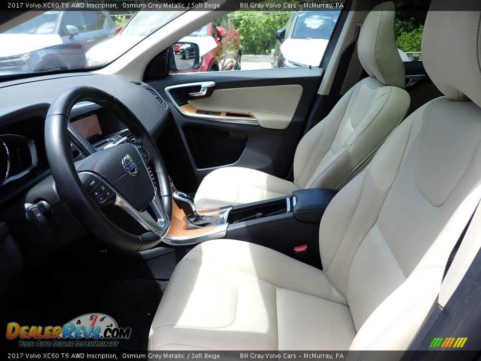Front Seat of 2017 Volvo XC60 T6 AWD Inscription Photo #11