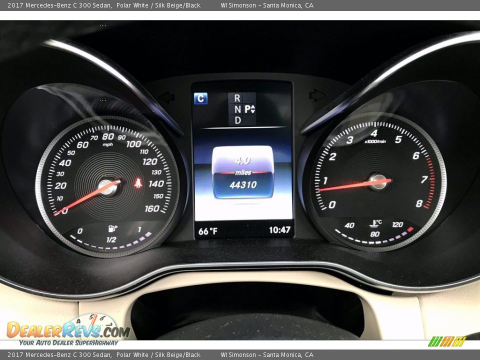 2017 Mercedes-Benz C 300 Sedan Polar White / Silk Beige/Black Photo #20