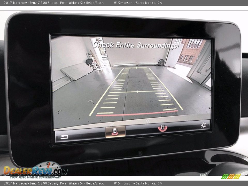 2017 Mercedes-Benz C 300 Sedan Polar White / Silk Beige/Black Photo #21