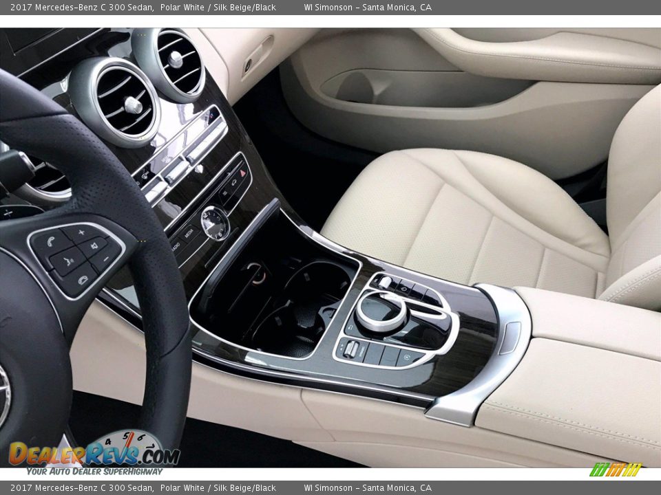 2017 Mercedes-Benz C 300 Sedan Polar White / Silk Beige/Black Photo #23