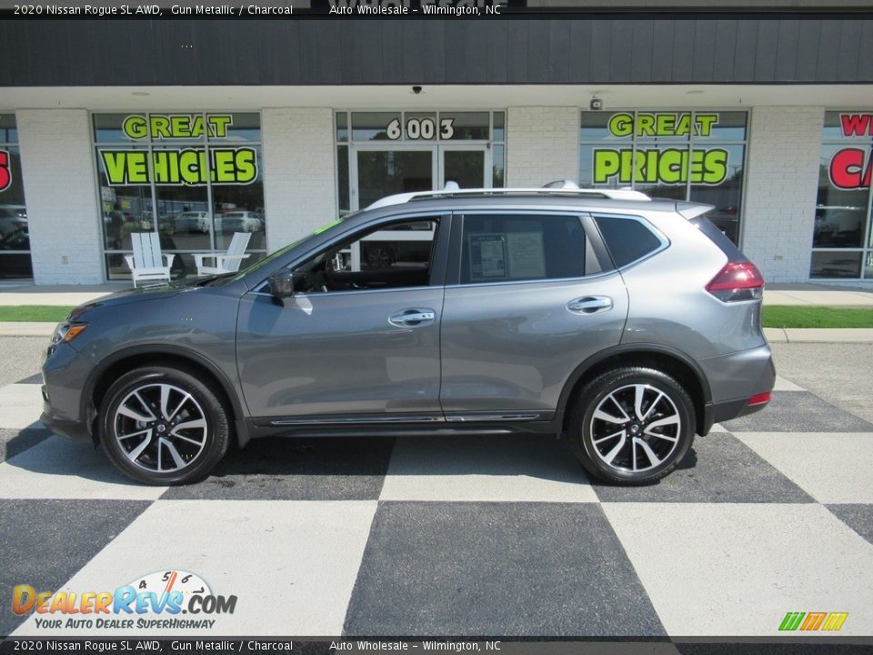 2020 Nissan Rogue SL AWD Gun Metallic / Charcoal Photo #1