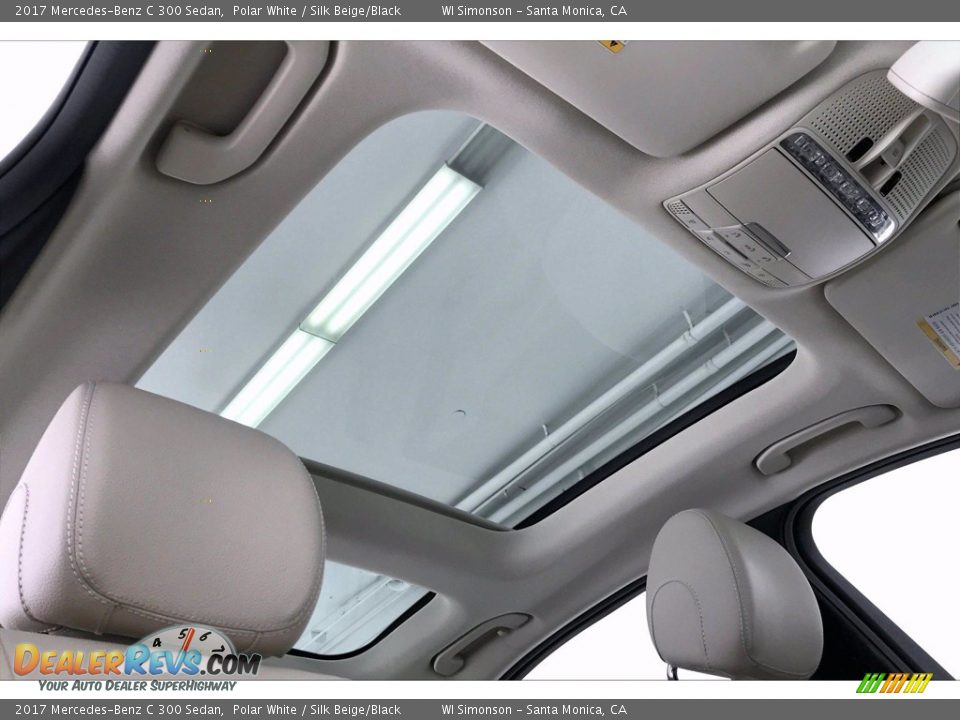 2017 Mercedes-Benz C 300 Sedan Polar White / Silk Beige/Black Photo #29