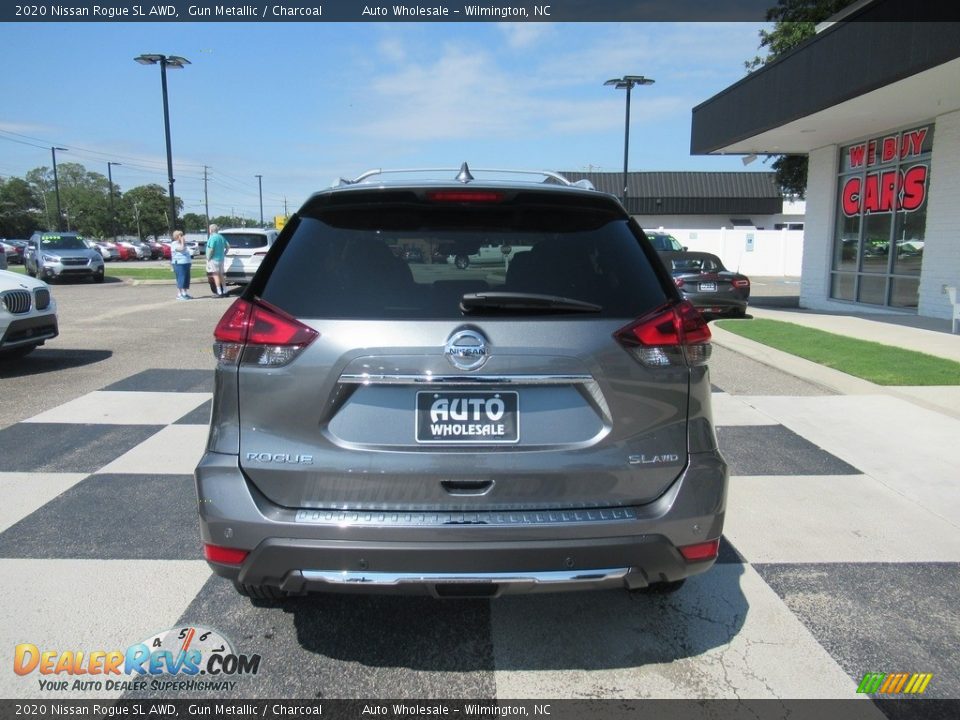 2020 Nissan Rogue SL AWD Gun Metallic / Charcoal Photo #4