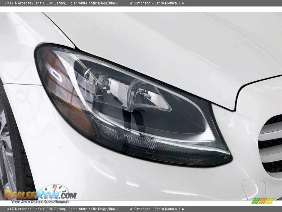 2017 Mercedes-Benz C 300 Sedan Polar White / Silk Beige/Black Photo #32