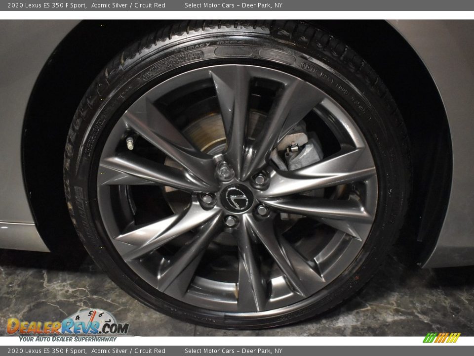 2020 Lexus ES 350 F Sport Atomic Silver / Circuit Red Photo #7