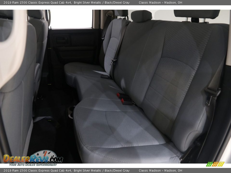 2019 Ram 1500 Classic Express Quad Cab 4x4 Bright Silver Metallic / Black/Diesel Gray Photo #18