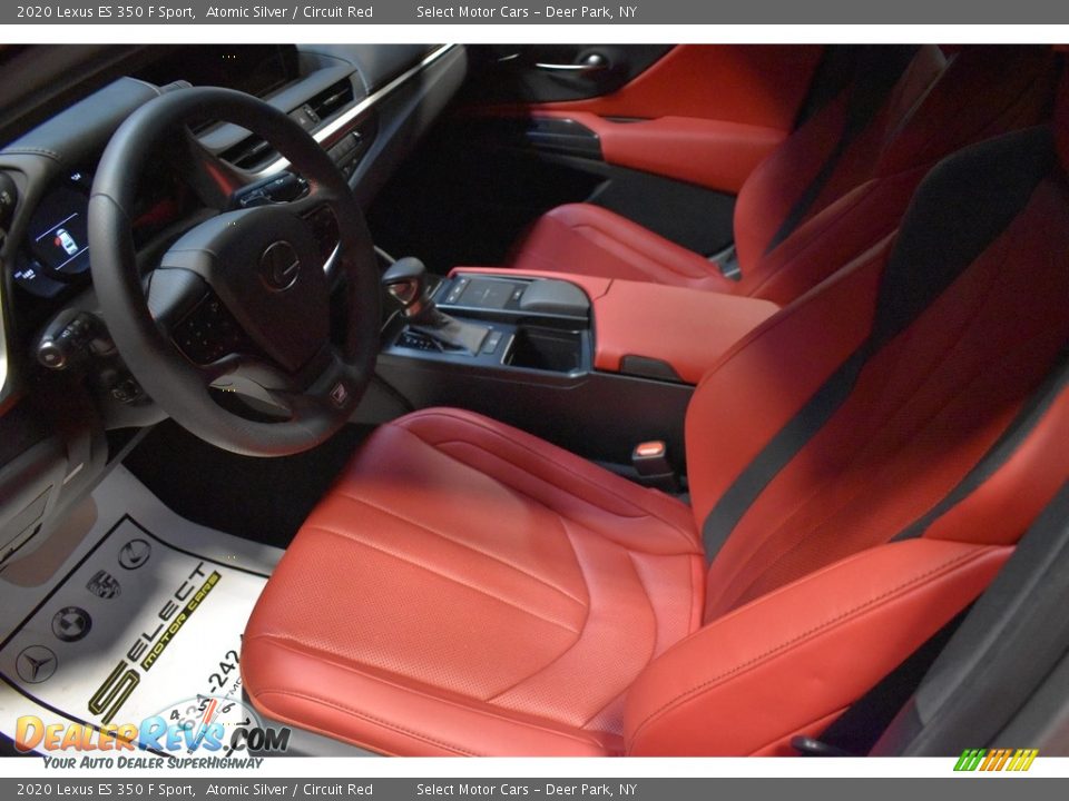 2020 Lexus ES 350 F Sport Atomic Silver / Circuit Red Photo #9