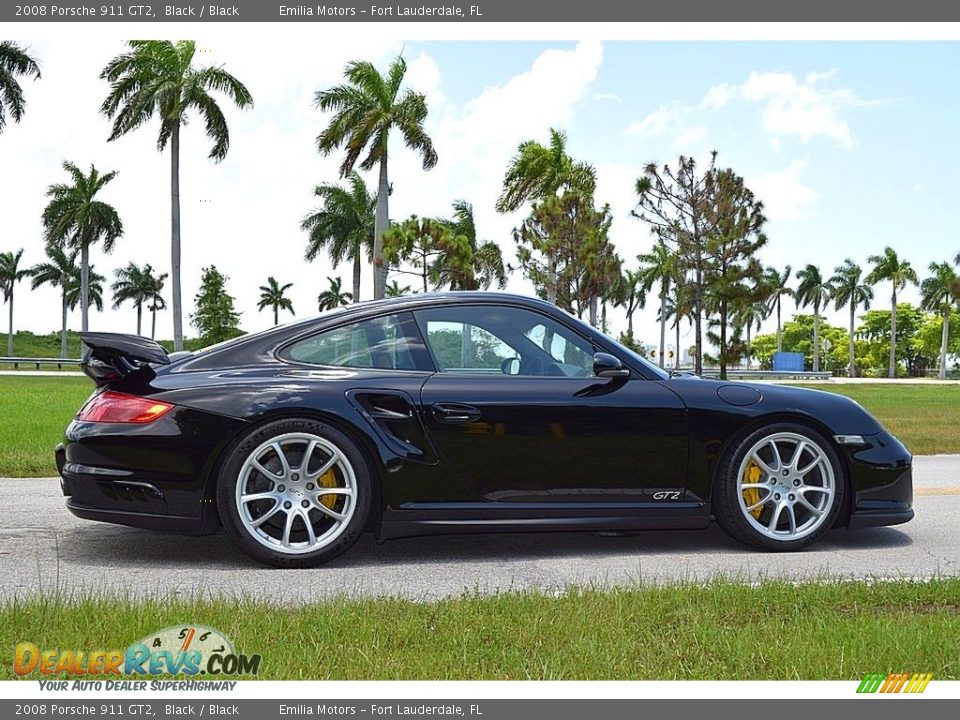 Black 2008 Porsche 911 GT2 Photo #3