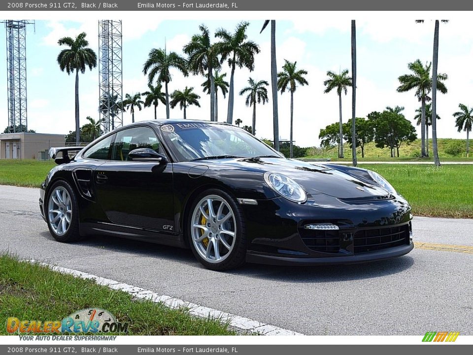 Black 2008 Porsche 911 GT2 Photo #4