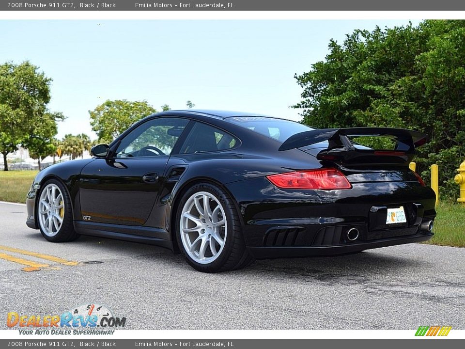 2008 Porsche 911 GT2 Black / Black Photo #6