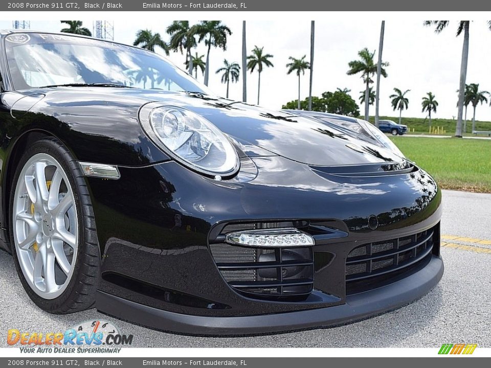 2008 Porsche 911 GT2 Black / Black Photo #9