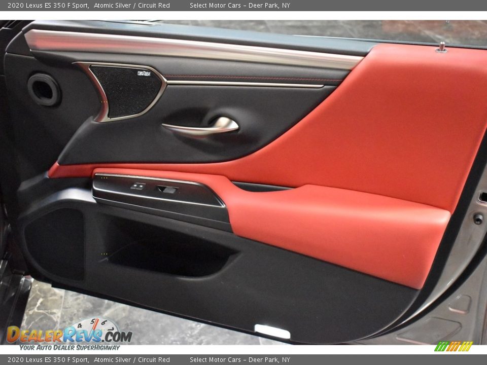 2020 Lexus ES 350 F Sport Atomic Silver / Circuit Red Photo #20