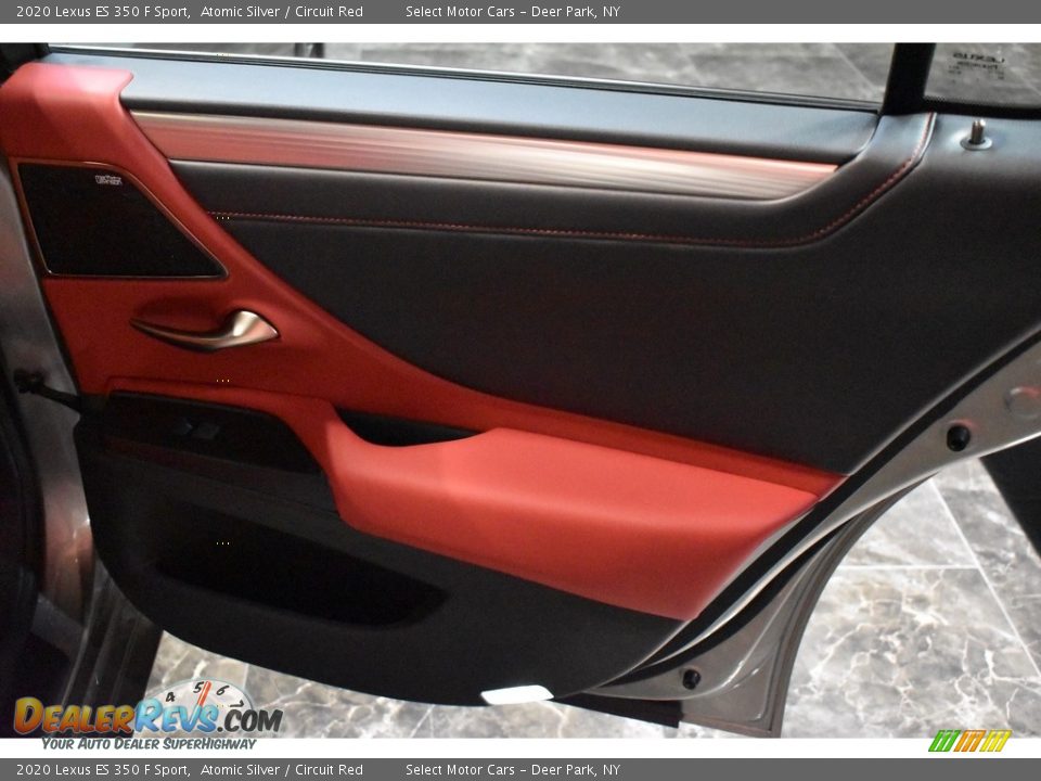 2020 Lexus ES 350 F Sport Atomic Silver / Circuit Red Photo #21