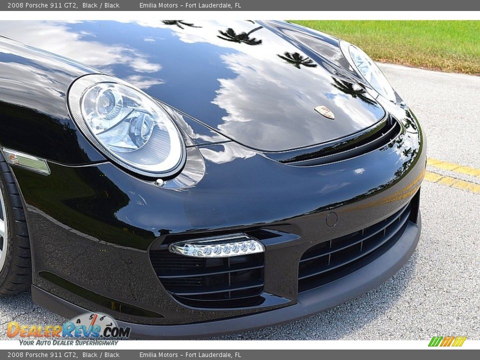 2008 Porsche 911 GT2 Black / Black Photo #11