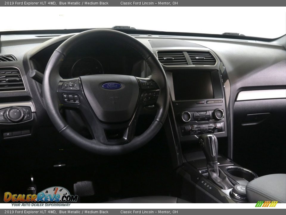 2019 Ford Explorer XLT 4WD Blue Metallic / Medium Black Photo #7