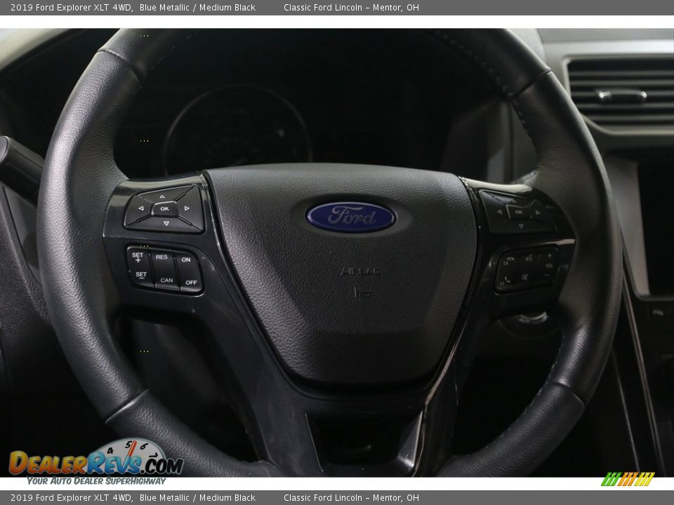 2019 Ford Explorer XLT 4WD Blue Metallic / Medium Black Photo #8