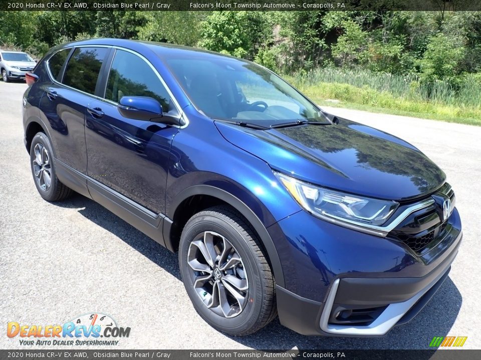 Front 3/4 View of 2020 Honda CR-V EX AWD Photo #6