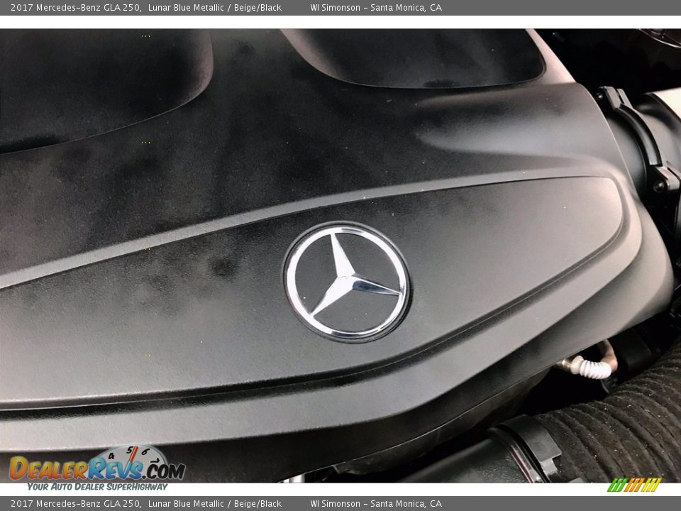 2017 Mercedes-Benz GLA 250 Lunar Blue Metallic / Beige/Black Photo #31