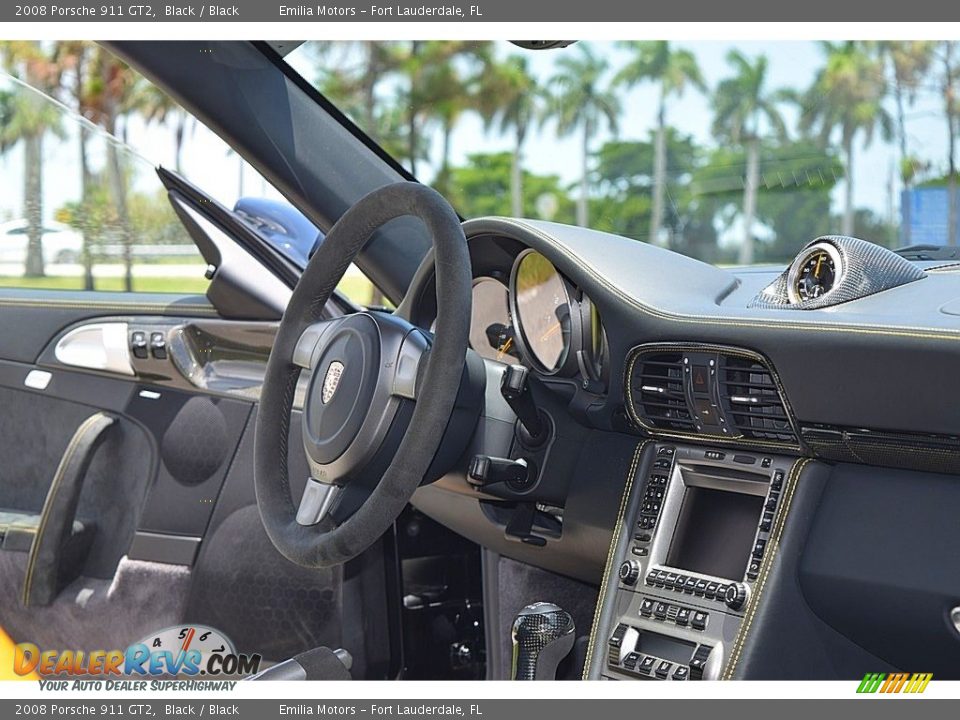 2008 Porsche 911 GT2 Black / Black Photo #39