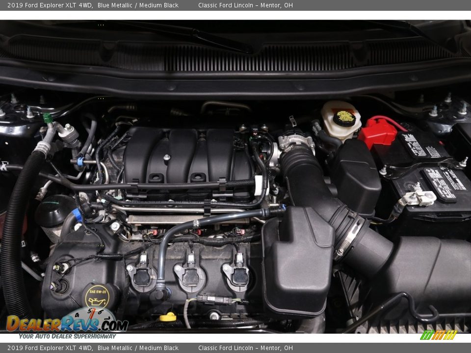 2019 Ford Explorer XLT 4WD Blue Metallic / Medium Black Photo #23