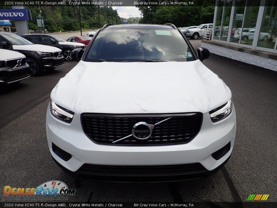 2020 Volvo XC40 T5 R-Design AWD Crystal White Metallic / Charcoal Photo #6