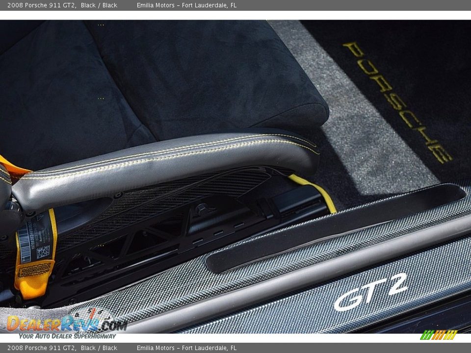 2008 Porsche 911 GT2 Black / Black Photo #42