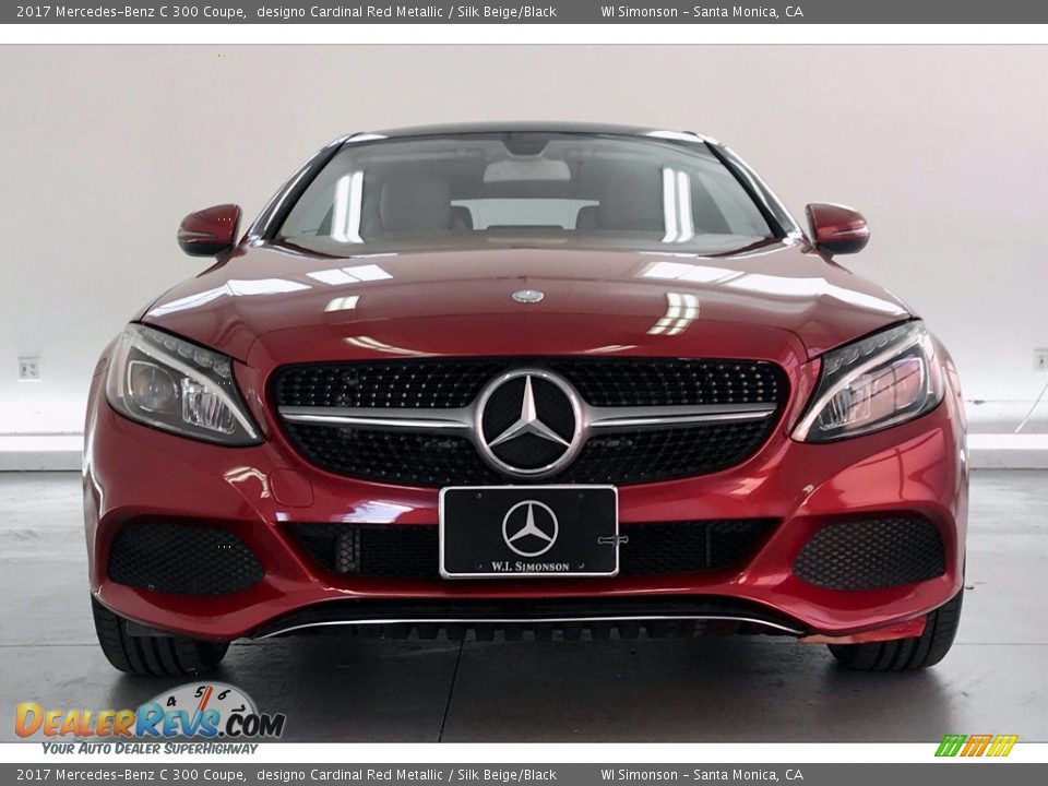 2017 Mercedes-Benz C 300 Coupe designo Cardinal Red Metallic / Silk Beige/Black Photo #2