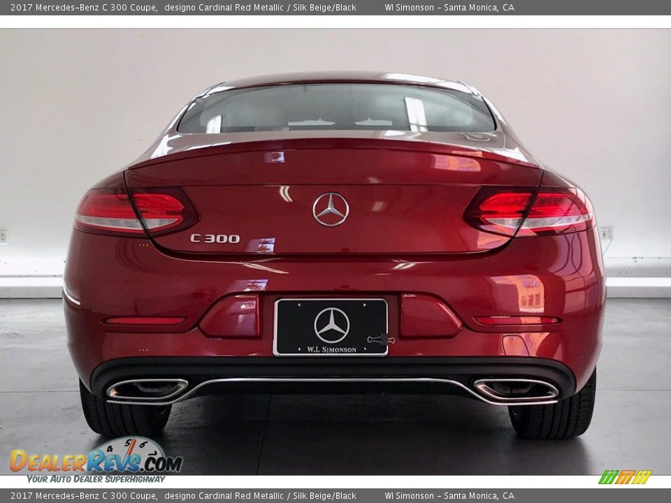 2017 Mercedes-Benz C 300 Coupe designo Cardinal Red Metallic / Silk Beige/Black Photo #3