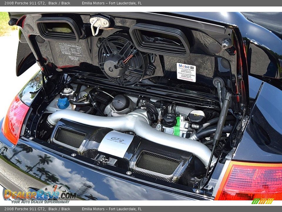 2008 Porsche 911 GT2 3.6 Liter Twin-Turbocharged DOHC 24V VarioCam Flat 6 Cylinder Engine Photo #47